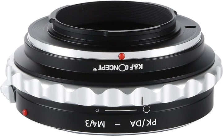 K&amp;F Concept- Kompatibler Objektivadapter für Pentax PK/DA K PK AF DA Objektiv und Micro Four Thirds