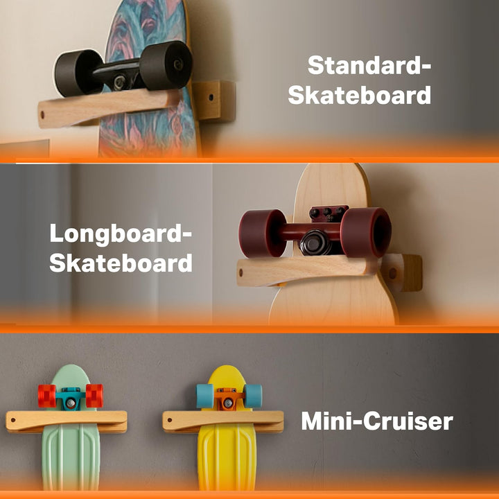 Skateboard-Wandhalterung 1, 1