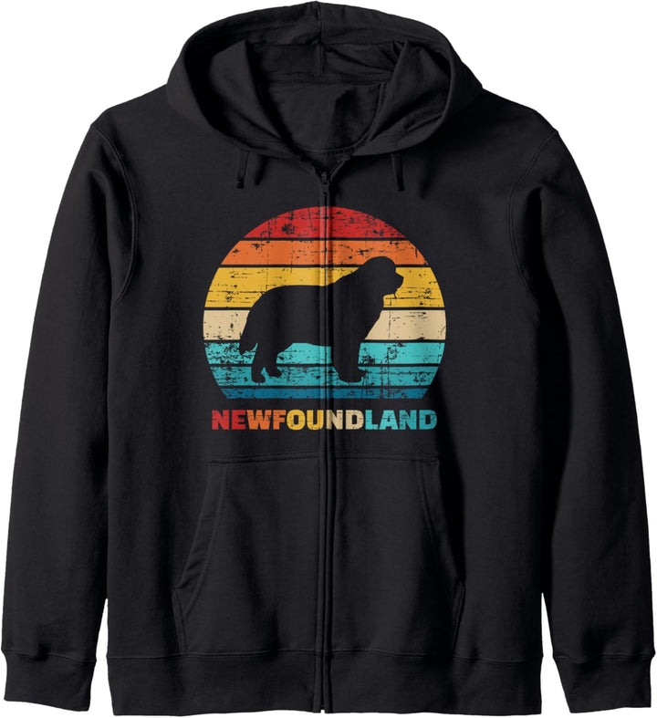 Neufundländer vintage Kapuzenjacke