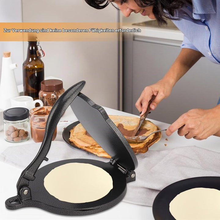 Tortilla-Presse, Tortilla-Maker, Manuelle Roti-Maker-Teigpresse, Quesadilla-Maker, Aluminiumlegierun