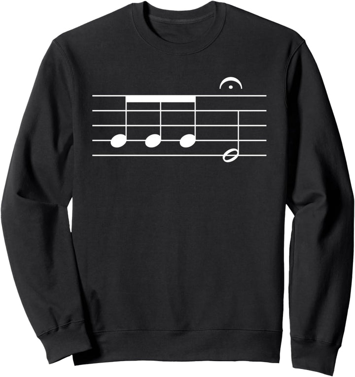 Beethoven 5th Symphony Notes - Komponist klassischer Musik Sweatshirt