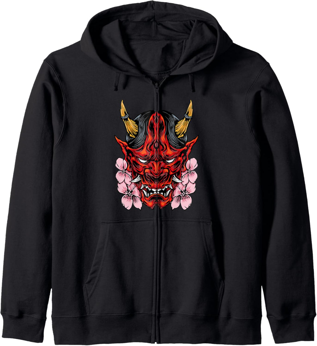 Oni Dämon Japanischer Teufel Kapuzenjacke