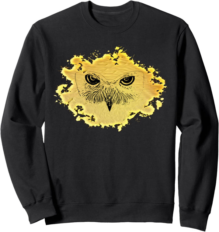 Eule Motiv Raubvogel Sweatshirt