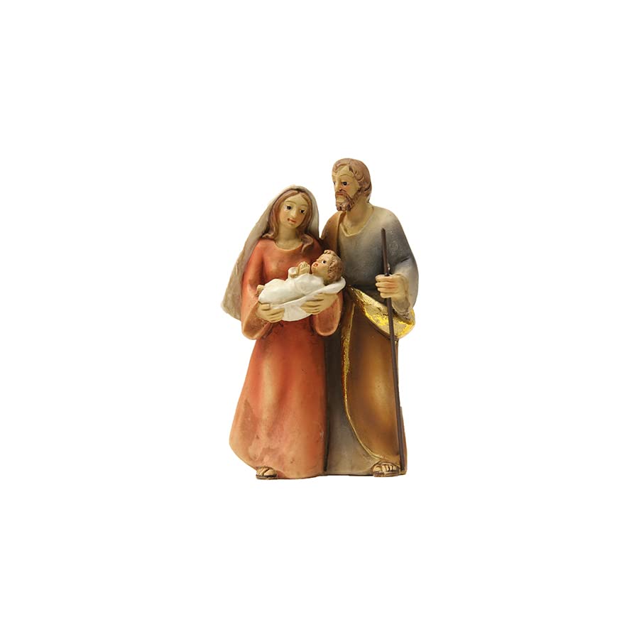 Krippenfigur Hlg. Familie, Krippenblock 7 cm