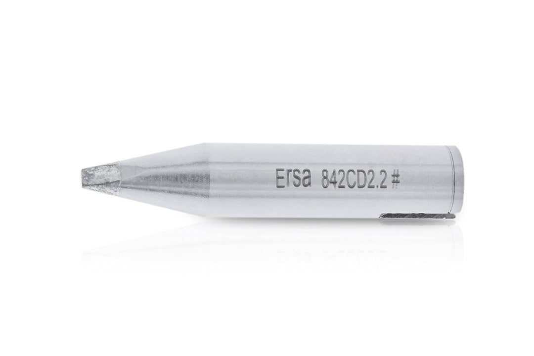 ERSA Lötkolben RT 80 &amp; ERSADUR Lötspitze gerade meisselförmig 2,2 mm 0842CD Bundle mit Lötspitze, Bu