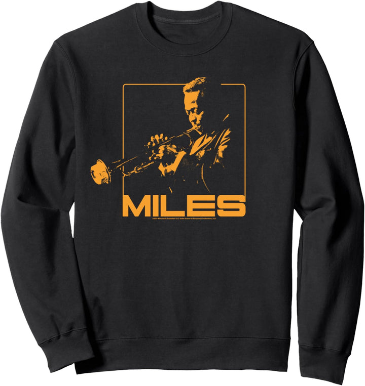 Miles Davis Monochromatic Orange Sweatshirt