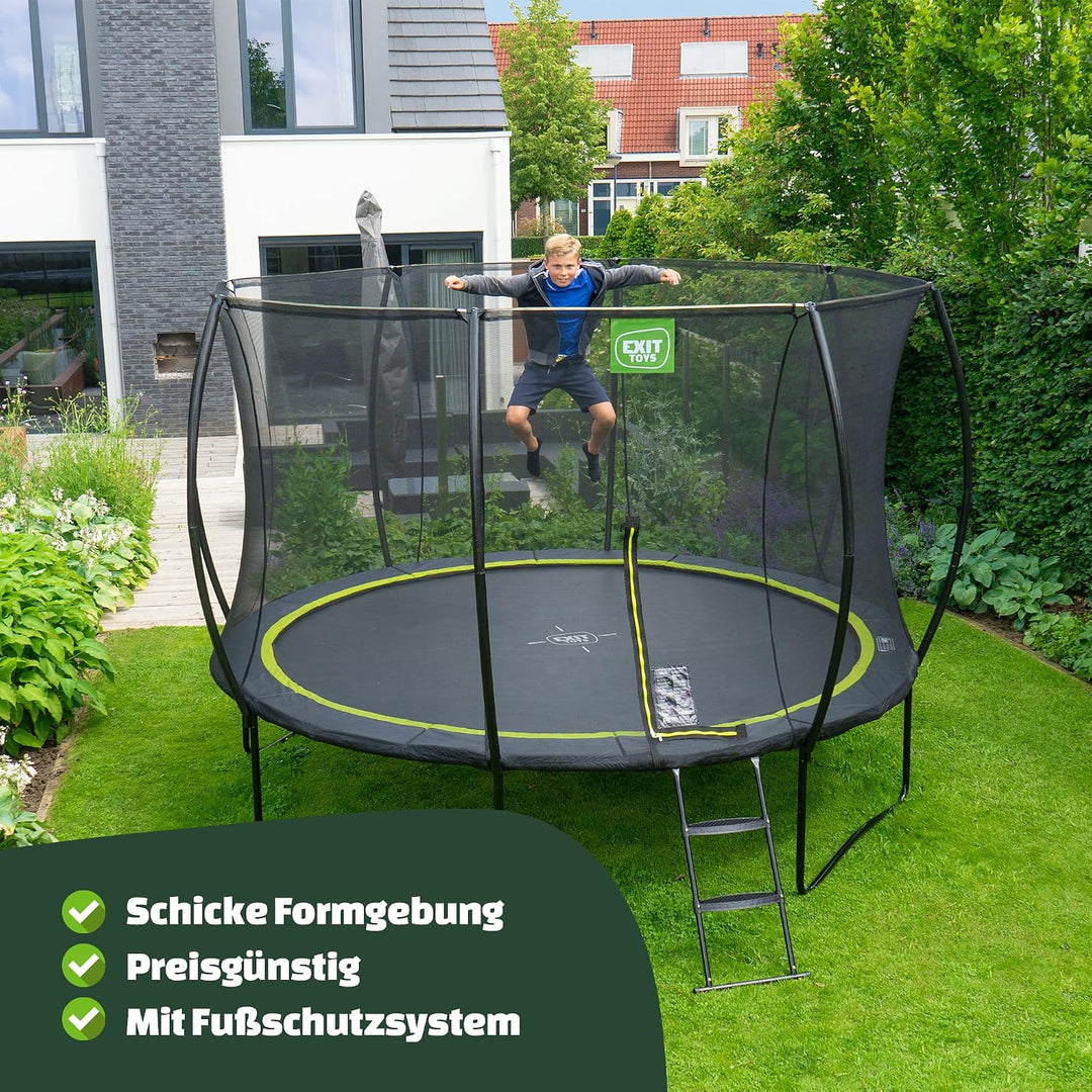 EXIT Silhouette Trampolin ø305cm - schwarz