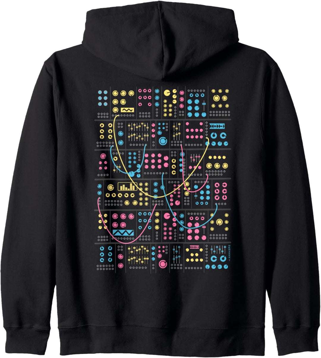 Modular Synthesizer Musiker Kapuzenjacke