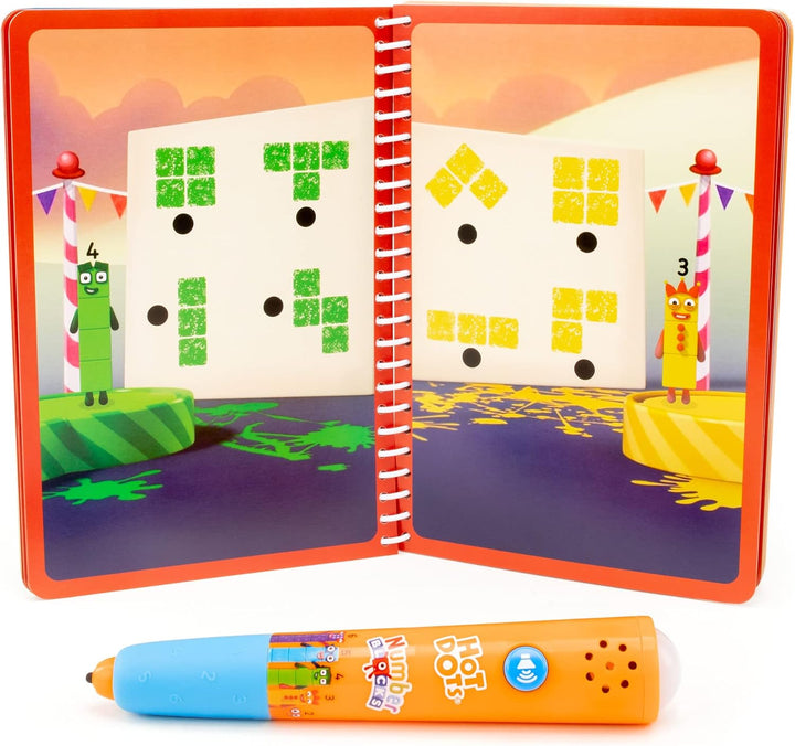 Learning Resources Hot Dots Numberblocks 1-10 Aktivitätsbuch mit interaktivem Stift, über 75 Aktivit