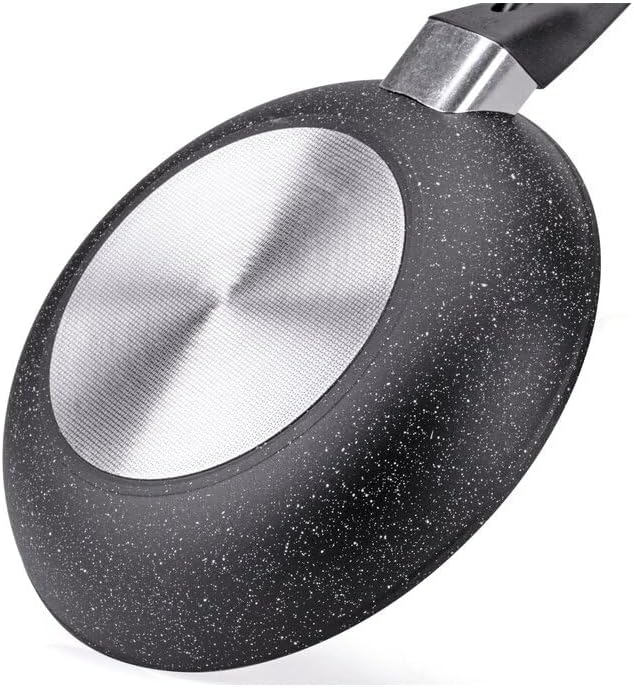 Moneta Formidabile Stone Set mit 2 Antihaft-Pfannen 24-28 cm, auch für Induktion, 100% Made in Italy