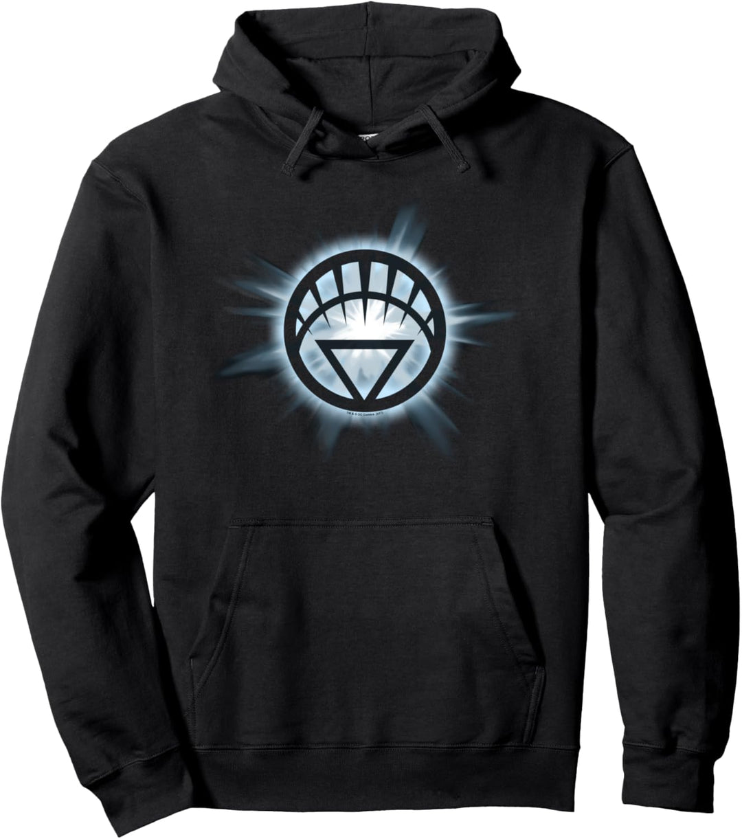 Green Lantern White Glow Pullover Hoodie