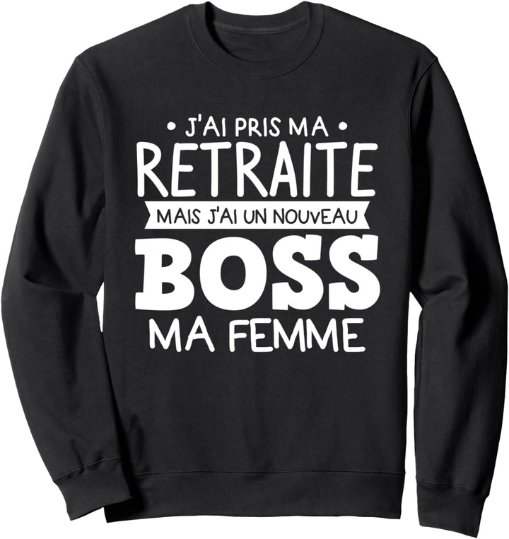 Lustige Geschenkidee zum Ruhestand für einen Ehemann. Sweatshirt