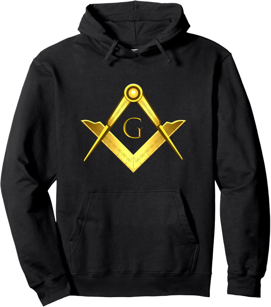 Freimaurer Symbol Winkel &amp; Zirkel Winkelmass Freimaurerei Pullover Hoodie
