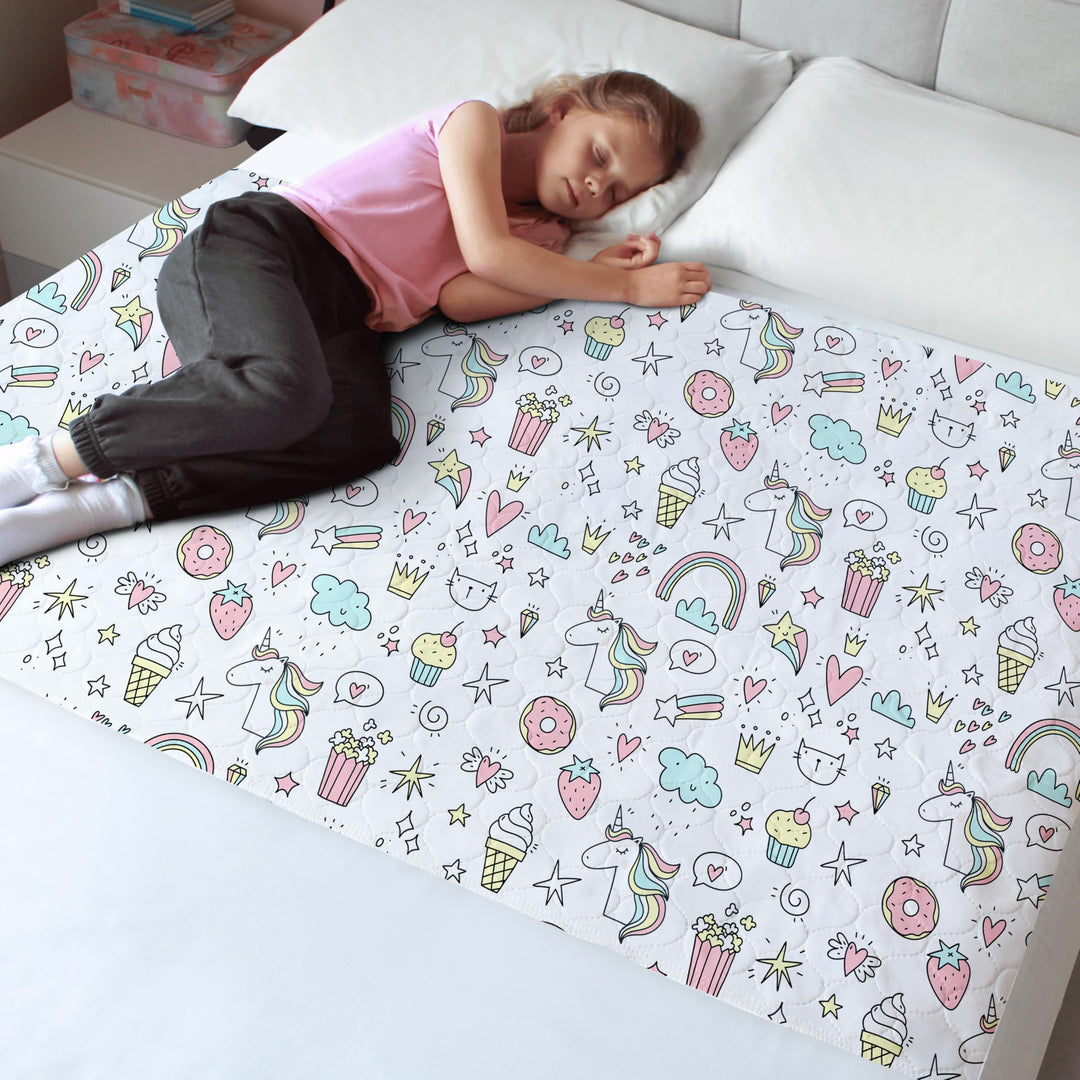 Hygge Sheets® Bettunterlage wasserdicht für Kinder &amp; Jugendliche | passend für Einzel- &amp; Jugendbett