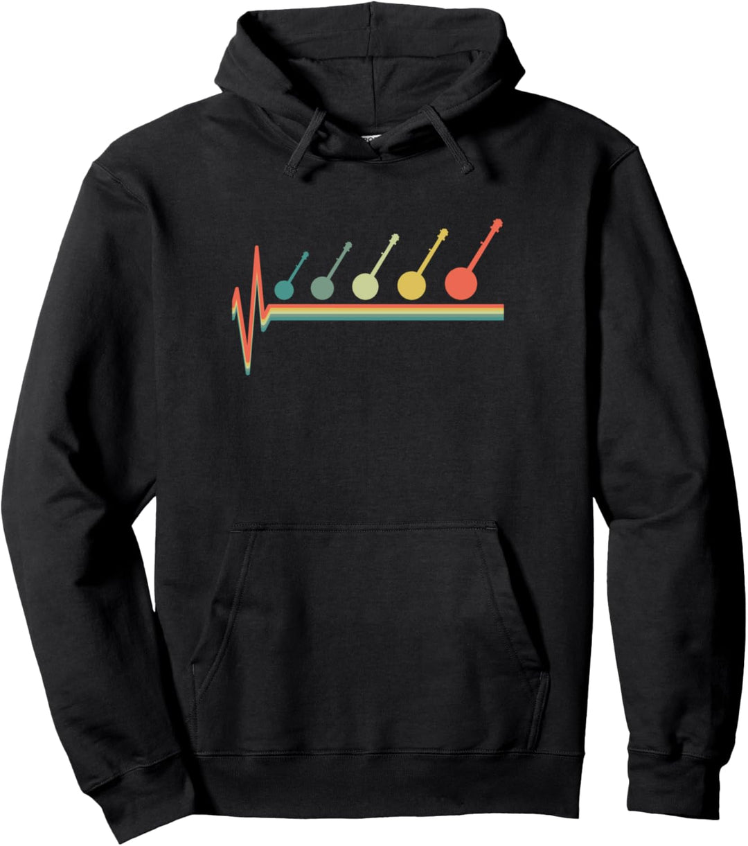 Banjo Bluegrass Pullover Hoodie