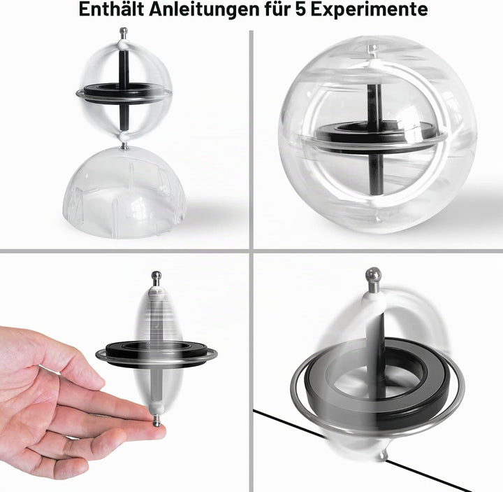 Thames &amp; Kosmos | 678002 | Gyroskop | Essential STEM Tools | Experimente | Physik | Ab 8 Jahren
