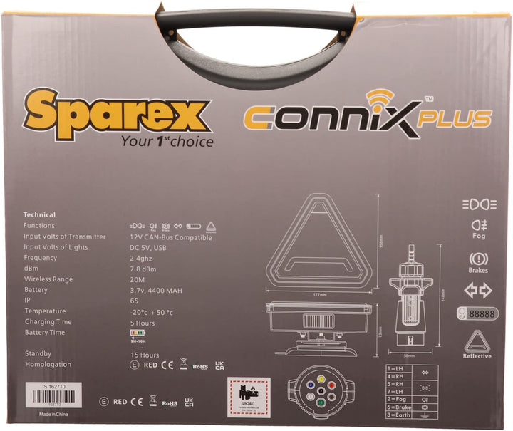 Connix Plus LED Beleuchtungsset, kabellos, 12 V, ECE Reg 10, E-Approved, CE RoHS