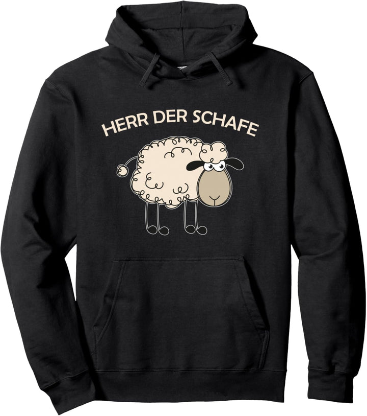 Herr der Schafe Hüter Hüterin der Schafe Landwirt Pullover Hoodie