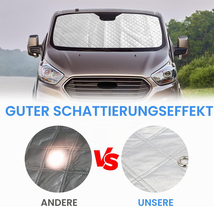 Sonnenschutz Auto Frontscheibe Ersatz für VW T4 LWB, 8PCS Sonnenschutz Windschutzscheiben Schutz Set