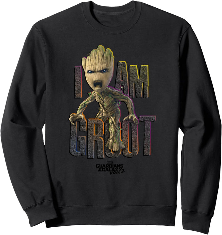 Marvel Guardians Vol.2 I AM GROOT Cute Angry Sweatshirt