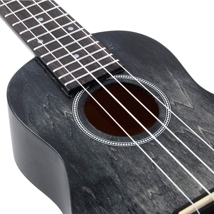 Winzz 21" Sopran Ukulele Anfänger Set Kinderm Erwachsene, Einzigartiges Farbdesign, mit Tasche, Stim