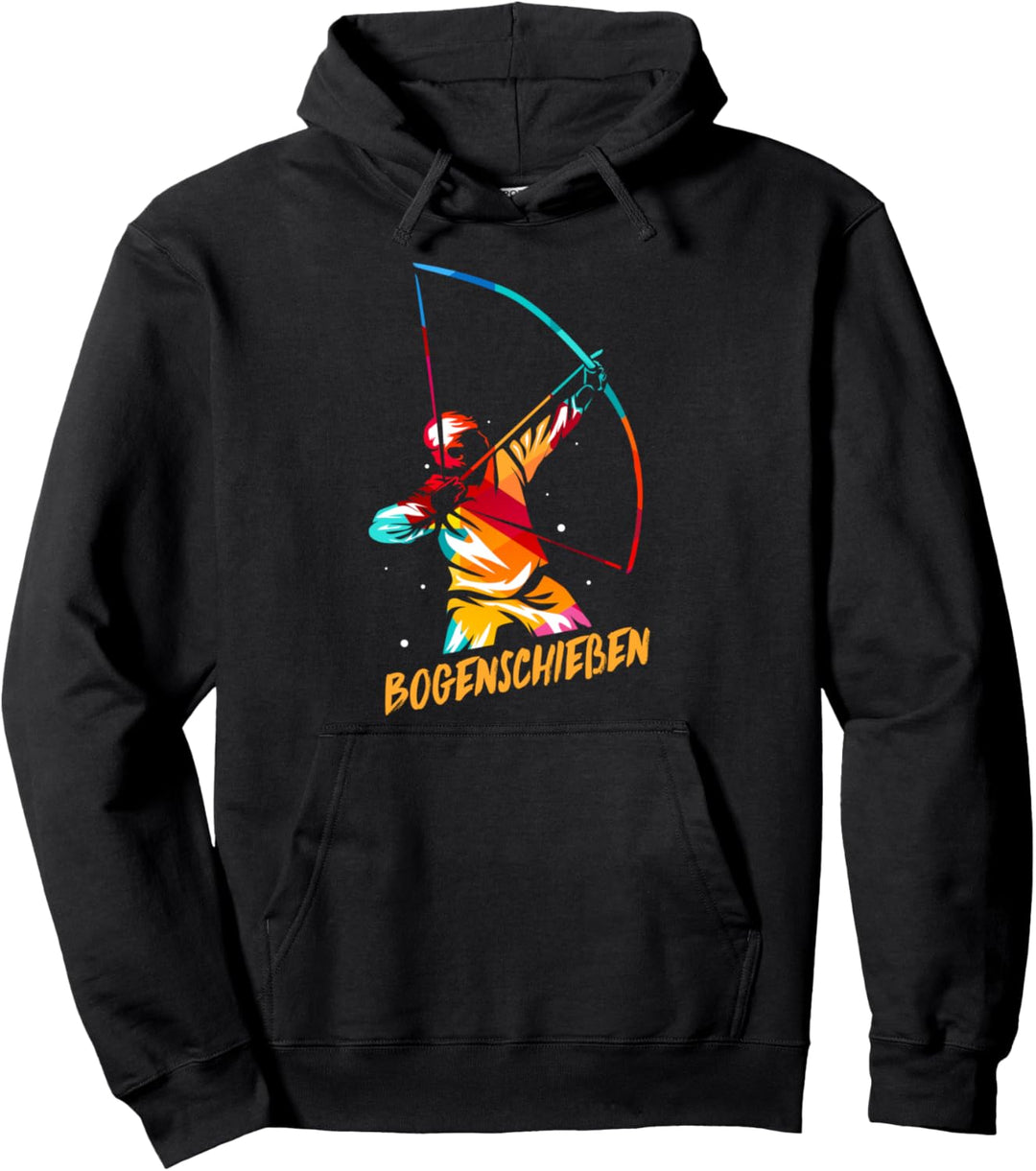 Bogenschiessen Bogensport Langbogen Pullover Hoodie