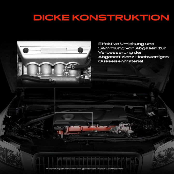 Auspuffkrümmer Krümmer für 3er E90 E91 E92 5er E60 E61 7er E66 E66 X3 E83 X5 E70 X6 E71 E72 2.5L 3.0