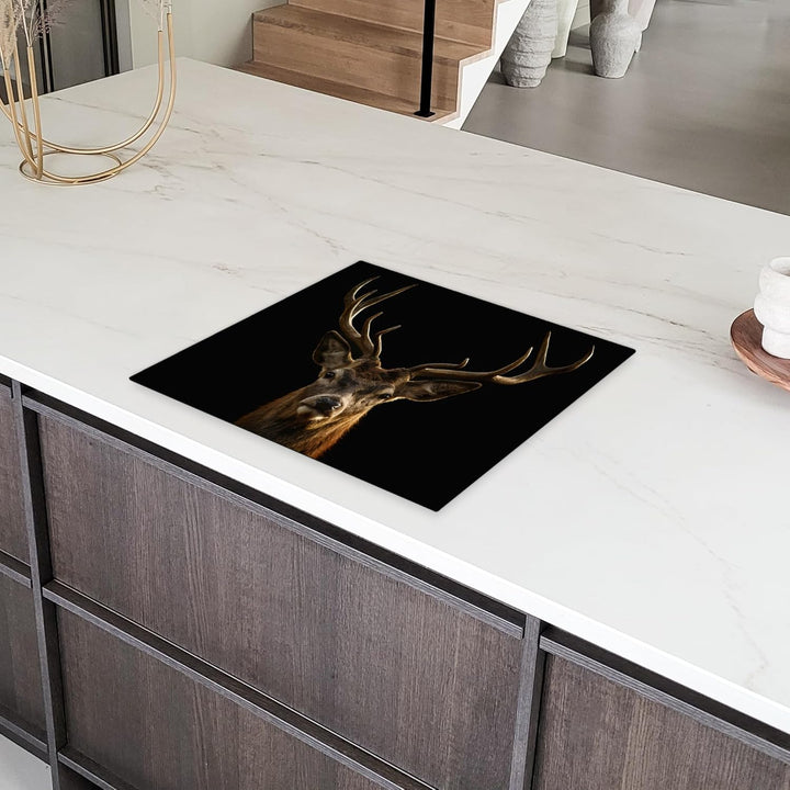 Herdabdeckplatte Einteilig Küche Herdabdeckung Induktionsfeld Ceranfeld Herdabdeckplatten Vinyl Matt