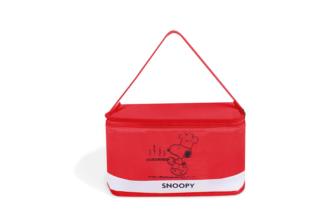 Excelsa 61622 Lunch Box Snoopy, Polyester, rot, Rot