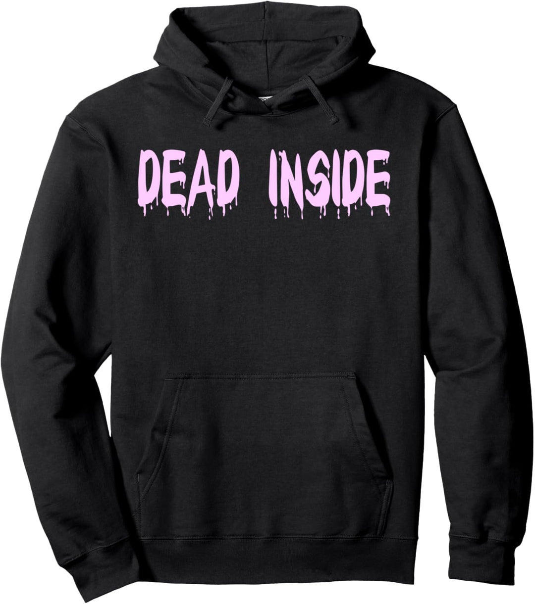 Cute Pastel Goth Kawaii Dead Inside Pullover Hoodie