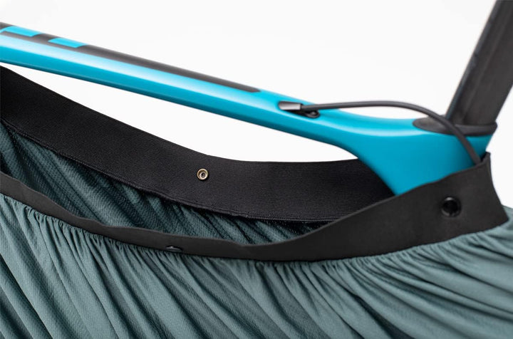 BUDS ULTIMATE BAG Fahrradhülle, dehnbar, Grösse S/M Dunkelblau, Dunkelblau
