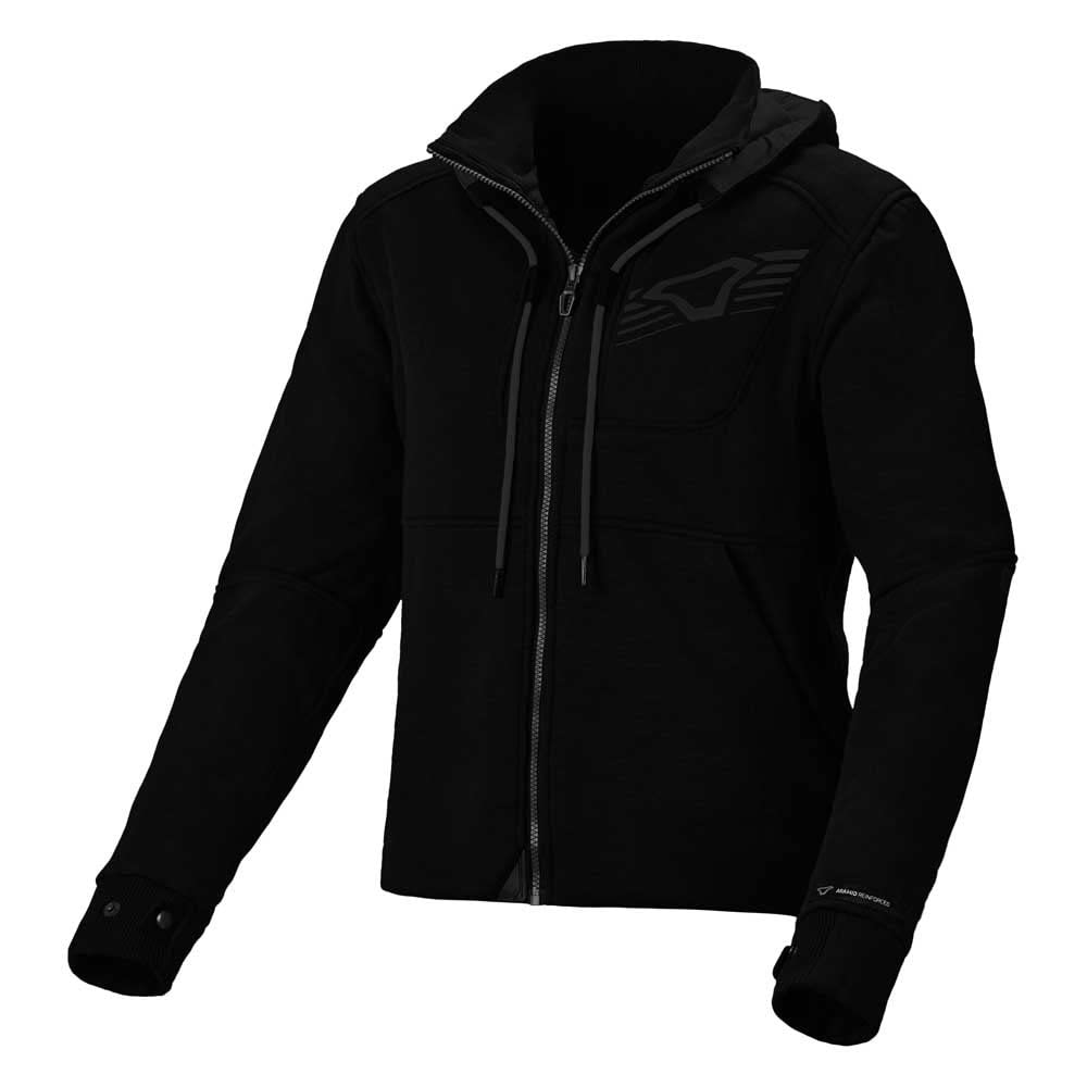 Macna Unisex District Dames Trainings-Oberteil, Schwarz