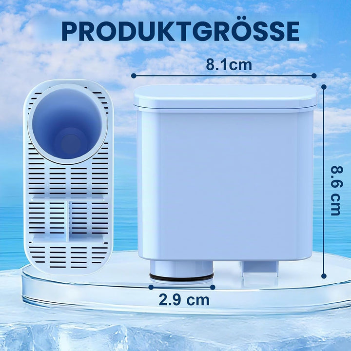 4 Stück Wasserfilter für Philips Saeco AquaClean CA6903,Kompatibel mit Philips 3100, 4000, 5000, Xel