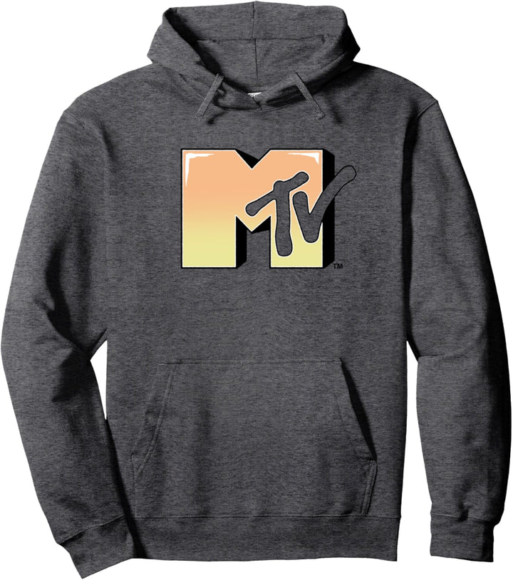 MTV Music Television Gradient Logo Pullover Hoodie