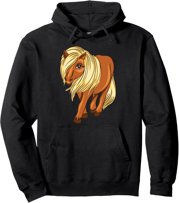 Shetlandpony-Reiter Pullover Hoodie