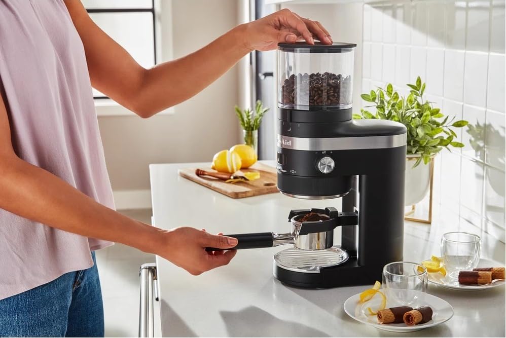 KitchenAid KAFFEEMÜHLE - ARTISAN 5KCG8433 - Matt schwarz - von French Press bis Espresso 5KCG8433EBM