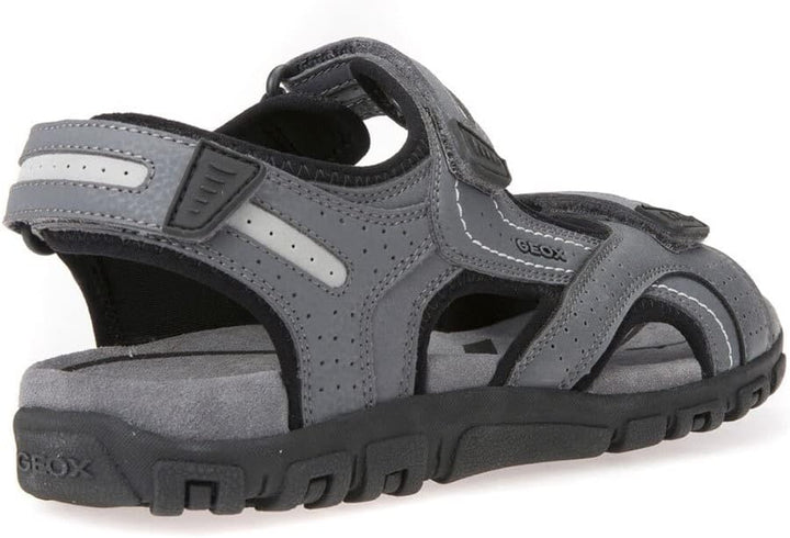 Geox Herren Uomo Sandal Strada D Sandalen, Stone Lt Grey, 46 EU