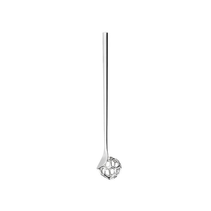 Alessi Acacia Honiglöffel MMI28 - Edelstahl poliert, Silber, 3.5 x 17.5 x 8.5 cm