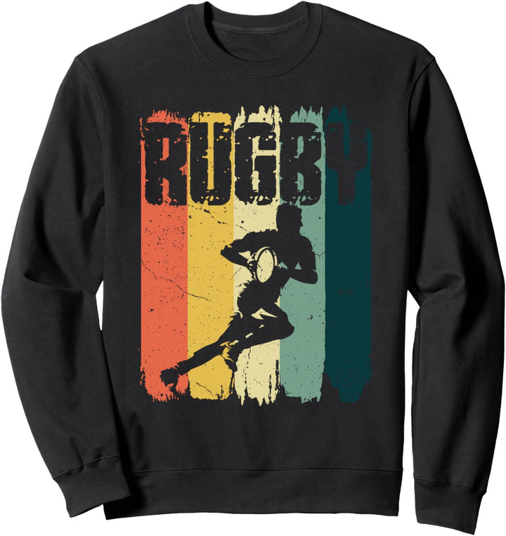 Rugby Sport Retro Vintage Rugby Spieler Sweatshirt