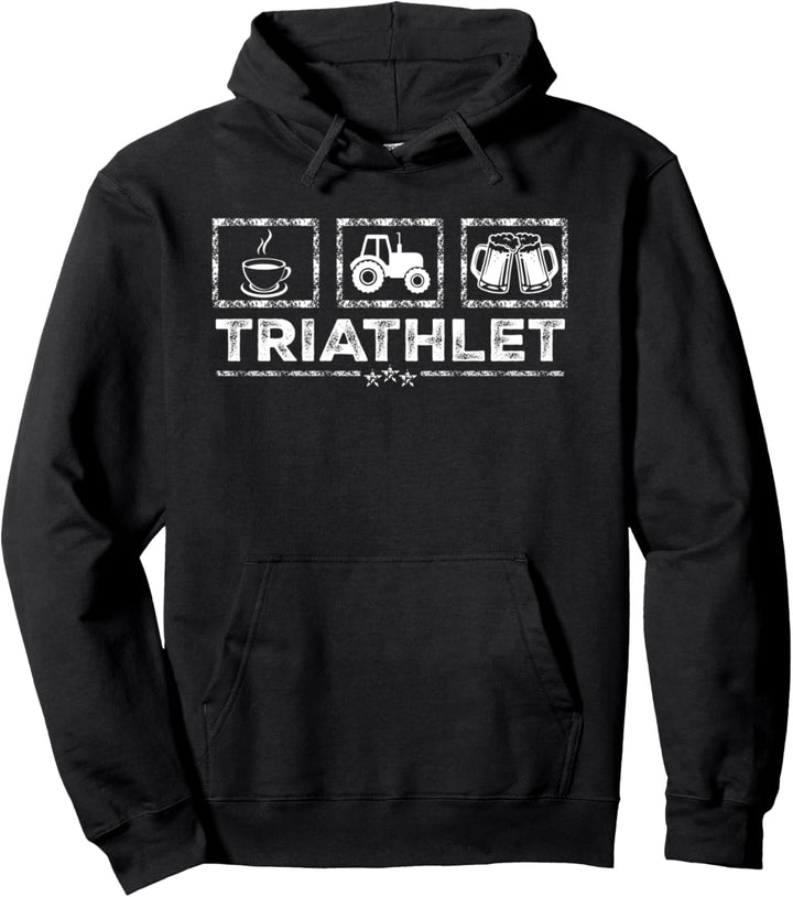Traktor Landwirt Geschenk Motiv mit Spruch Bauer Agrarstarz Pullover Hoodie