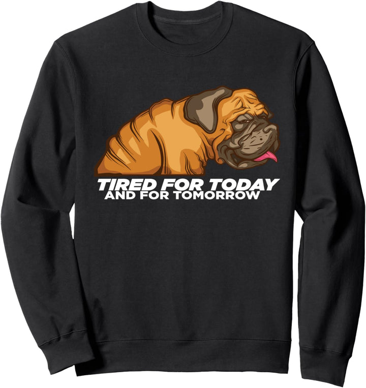 Sleepy Mastiff Geschenk Englisch Mastiff Sweatshirt