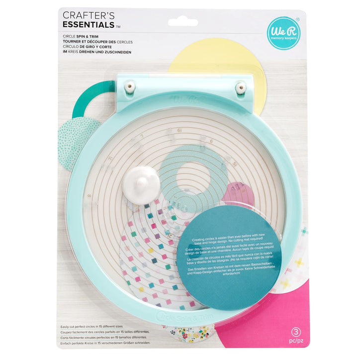 We R Memory Keepers 660091 Circle Spin &amp; Trimmer, Multi, One Size
