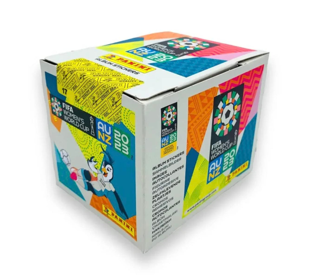 Panini FIFA Frauen WM 2023 - Stickerkollektion (Box mit 50 Tüten), Box mit 50 Tüten