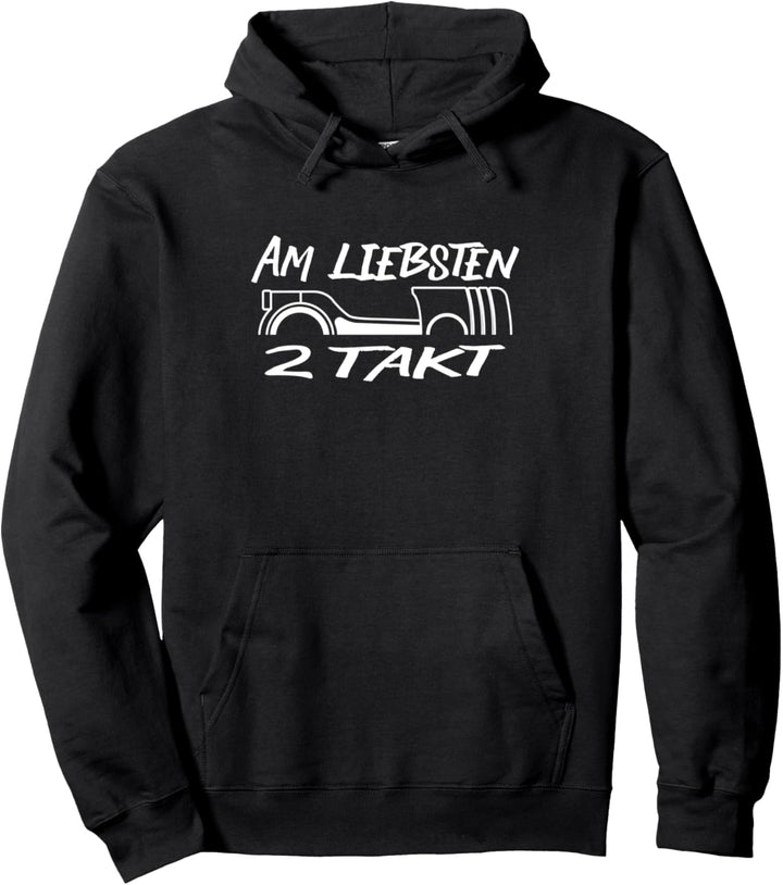 2Takt Enduro - Motocross Mopedfahrer - Am Liebsten Zweitakt Pullover Hoodie