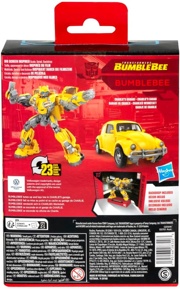 Transformers Studio Series Deluxe-Klasse Transformers: Bumblebee 117 Bumblebee Action-Figur