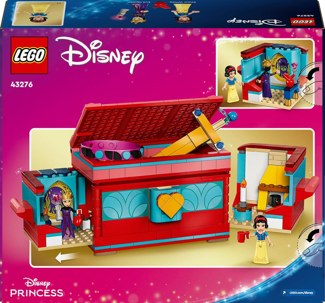 LEGO ǀ Disney Schneewittchens Schmuckkassette - Spielzeug mit verschliessbarem Deckel &amp; Armband Plus