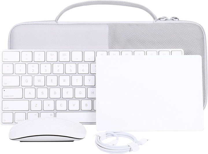 Aenllosi Hart Tasche Hülle für Apple Magic Keyboard/Magic Keyboard 2 und Magic Mouse, Nur Tasche für