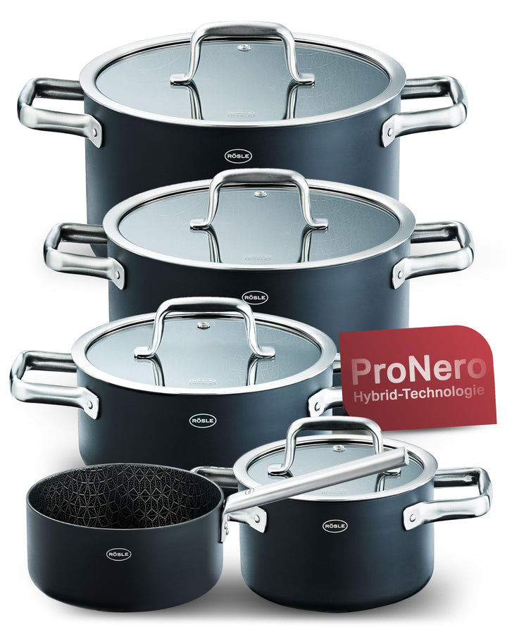 RÖSLE EBONIC ProNero Topfset 5tlg