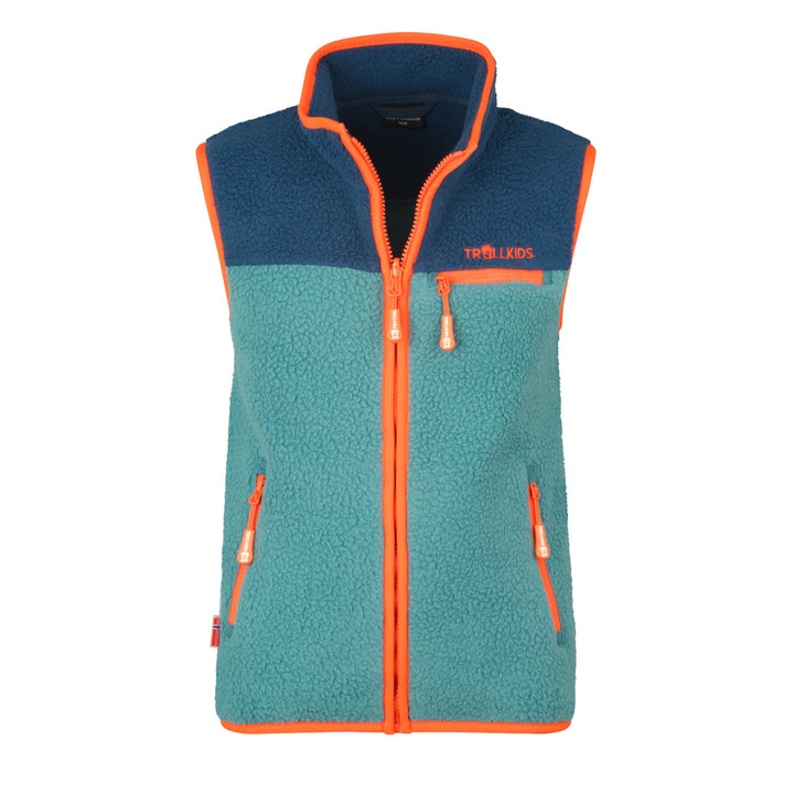 Trollkids Kids Hemsedal Vest 98 stormy blue, 98 stormy blue