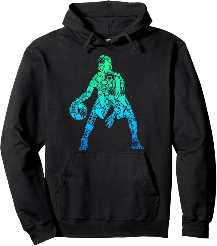 Basketball Basketballer Jungen Kinder Herren Pullover Hoodie
